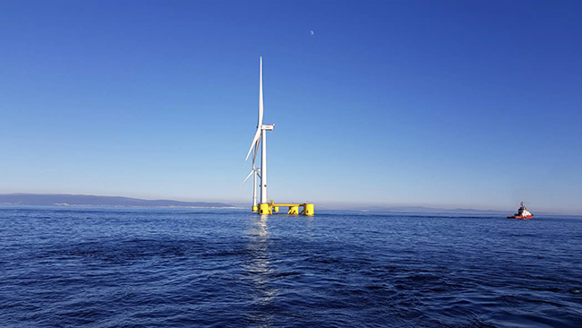 Floating wind turbine