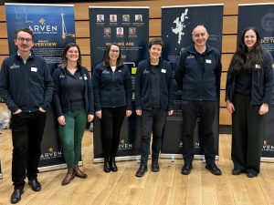 Arven team at exhibition